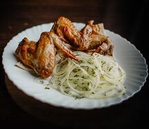 Шашлык из куриных крылышек