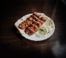Люля-кебаб из баранины с кинзой