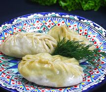 Манты с бараниной