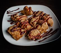 Куриные стрипсы под соусом BBQ S