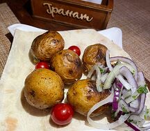 Картофель на мангале