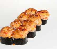 Запеченный ролл Сыр и лосось