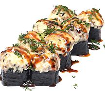 Запеченный ролл Шиитаке с сыром