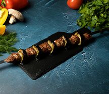 Люля-кебаб из курицы с баклажанами