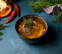 Баранина с овощами