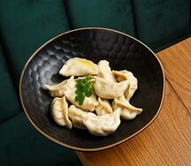 Пельмени креветка и курица 