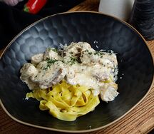 Лапша домашняя с уткой