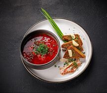 Борщ с говядиной