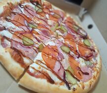 Пицца Двойной чизбургер 