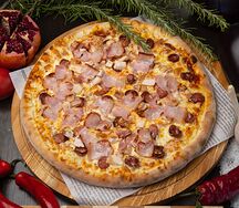 Пицца мясное ассорти