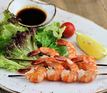 Креветки на углях