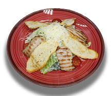 Салат Цезарь с курицей