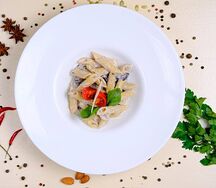 Пенне с грибами