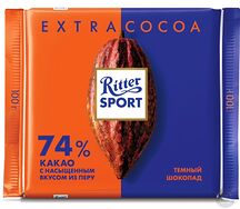 Ritter sport 74% какао из Перу