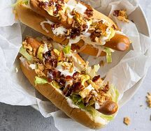 Хот-дог Датский с куриной сосиской гриль