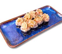 Запеченный ролл с крабом