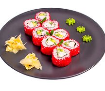 Калифорния с креветкой и икрой масаго