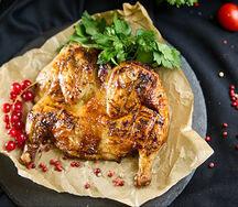 Цыпленок корнишон на мангале