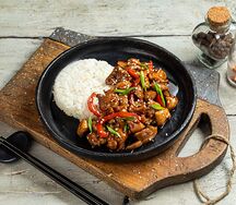 Курица с рисом и овощами