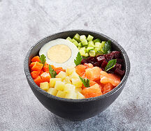 Салат Винегрет с сёмгой