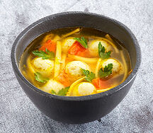 Лапша куриная с фрикадельками двойная порция