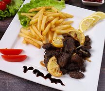 Мясо с лимоном