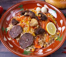 Плов с казы