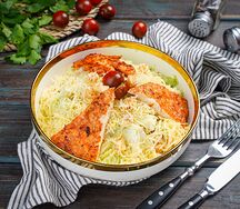 Салат Цезарь с курицей