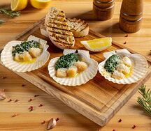 Гребешки запеченные