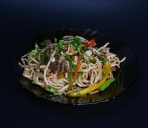 Удон с говядиной