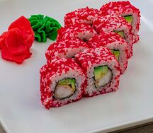 Ролл Калифорния с креветками