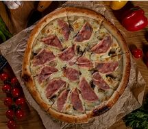 С ветчиной и грибами 33 см