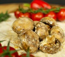 Грибы на мангале