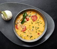 Том кха с креветками