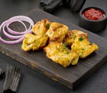 Шашлык из куриных бедер без кости 