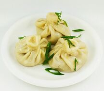 Хинкали с говядиной и свининой