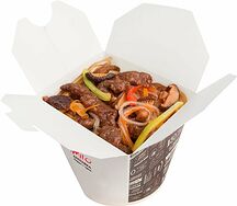 Харусаме с говядиной и соусом ньюпай