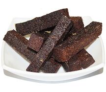 Сухарики с чесноком темпура