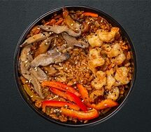 Рис с креветками