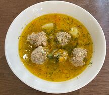 Суп с фрикадельками