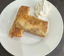 Блинчики с творогом