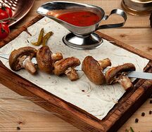 Шашлык из шампиньонов