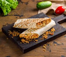 Шаурма с хрустящим луком