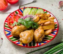 Курица с картошкой