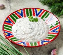 Сузьма с зеленью