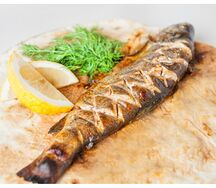 Шашлык из дикой форели