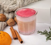 Чай-латте малина-лаванда