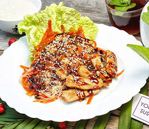 Основа, лапша Харусаме с овощами в соусе на выбор