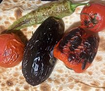 Болгарский перец на углях