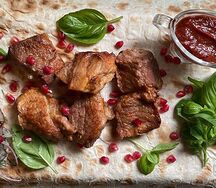 Шашлык из cвинoй шейки
